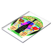 Carnet carte de pied de réflexologie (Côté gauche)