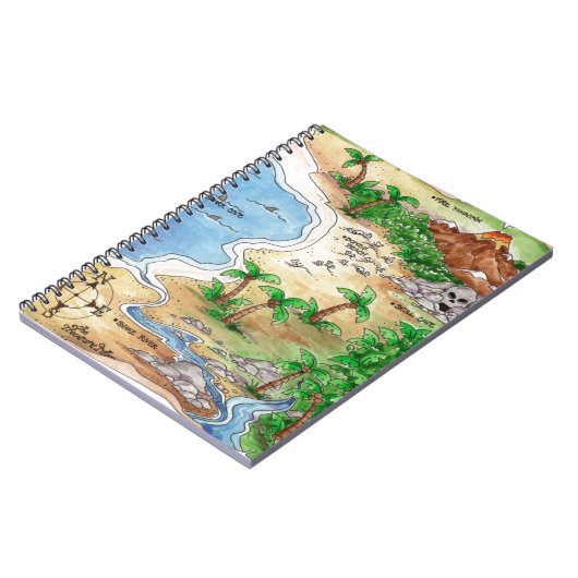 Carnet Carte de pirate (Côté gauche)