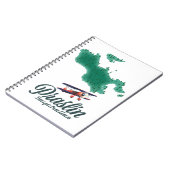 Carnet carte de Praslin Seychelles (Côté gauche)