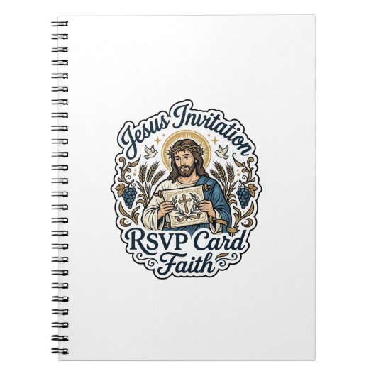 Carnet Carte de réponse à l'invitation de Jésus Foi Invit (Devant)