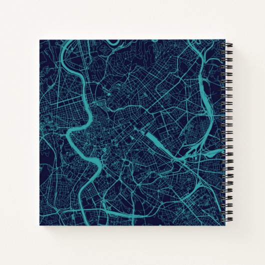 Carnet Carte de Rome (Dos)