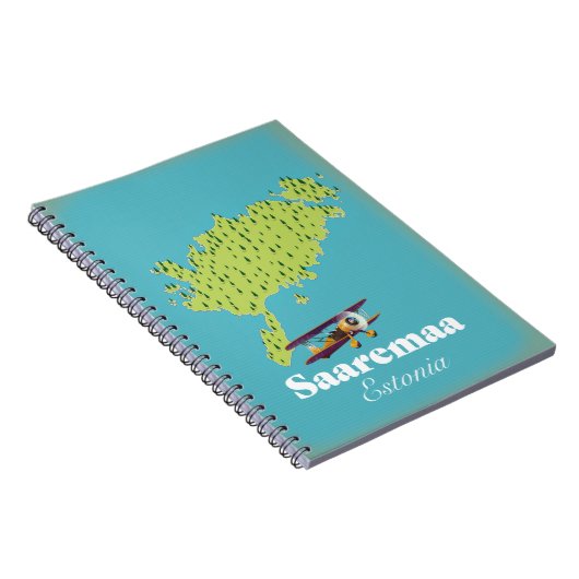 Carnet carte de Saaremaa Estonie (Côté Droit)