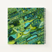 Carnet Carte de structure de la ville d'Amsterdam (Dos)