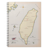 Carnet Carte de Taïwan (Devant)