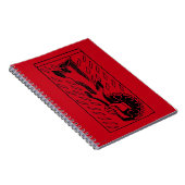 Carnet Carte de tarot : As de Rods (Côté Droit)