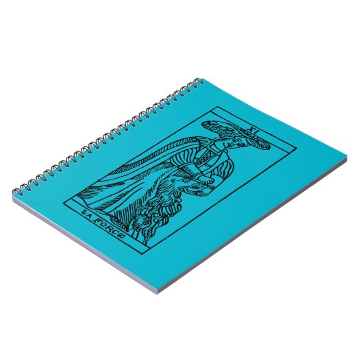 Carnet Carte de tarot : Force (Côté gauche)