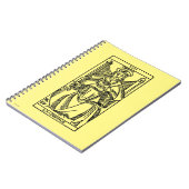 Carnet Carte de tarot : Justice (Côté gauche)