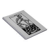 Carnet Carte de tarot : La mort (Côté Droit)