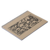 Carnet Carte de tarot : Le jongleur (Côté gauche)