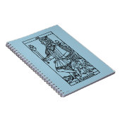 Carnet Carte de tarot : L'empereur (Côté Droit)