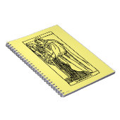 Carnet Carte de tarot : L'ermite (Côté Droit)