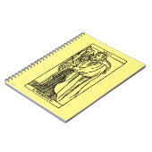 Carnet Carte de tarot : L'ermite (Côté gauche)