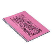 Carnet Carte de tarot : Les amants (Côté Droit)