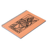 Carnet Carte de tarot : L'impératrice (Côté gauche)