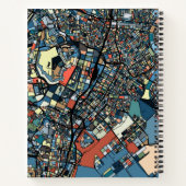 Carnet Carte de Tokyo colorée (Dos)
