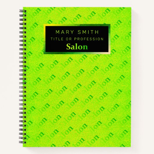 Carnet Carte de visite élégant 2 in1 fluorescent (Devant)