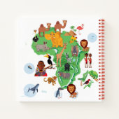 Carnet Carte des animaux d'Afrique (Dos)