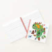 Carnet Carte des animaux d'Afrique (Intérieur)