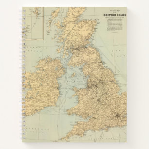 Carnet Carte des chemins de fer, British Isles