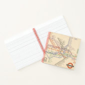 Carnet Carte des chemins de fer souterrains de Londres (Intérieur)