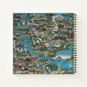 Carnet Carte des chutes du Niagara (Dos)