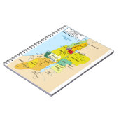 Carnet Carte des Douze Tribus d'Israël de 1200 à 1050 (Côté gauche)