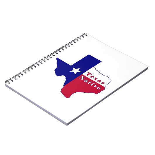 Carnet Carte des drapeaux autochtones du Texas (Côté gauche)