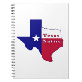 Carnet Carte des drapeaux autochtones du Texas (Devant)