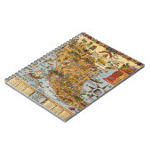 Carnet Carte des États-Unis du Mexique (Côté gauche)
