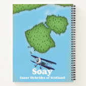 Carnet Carte des Hébrides intérieures Soay d'Écosse (Dos)