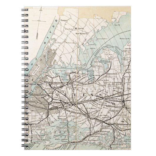 Carnet Carte des rois, reines, Long Island (Devant)