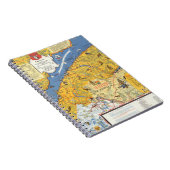 Carnet Carte des Vacanes, Québec, Gaspésie (Canada) (Côté Droit)