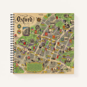 Carnet Carte d'Oxford, Angleterre (Chemins de fer britann