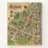 Carnet Carte d'Oxford, Angleterre (Chemins de fer britann (Dos)