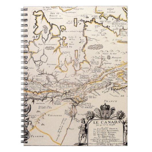 Carnet Carte du Canada (Devant)
