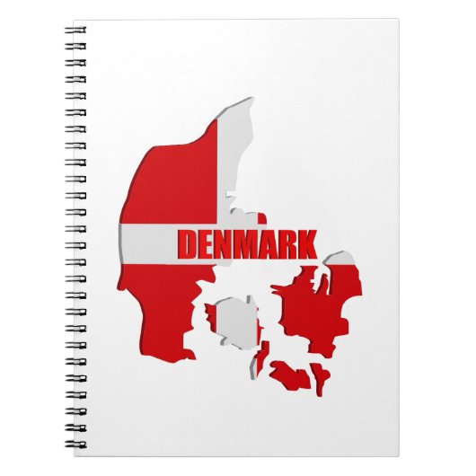 Carnet Carte du Danemark (Devant)