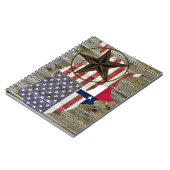 Carnet Carte du drapeau de l'État de Texas Lone Star (Côté gauche)