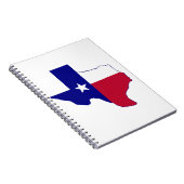 Carnet Carte du drapeau du Texas (Côté Droit)