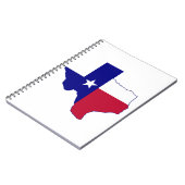 Carnet Carte du drapeau du Texas (Côté gauche)