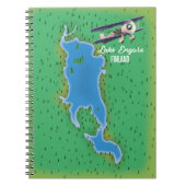 Carnet Carte du lac Engure Finlande (Devant)