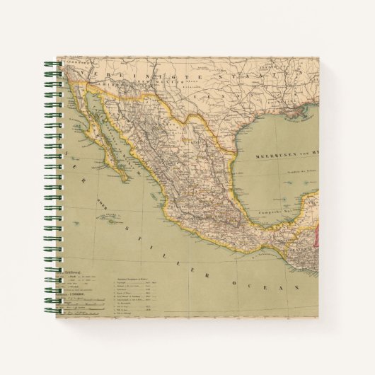 Carnet Carte du Mexique (Devant)