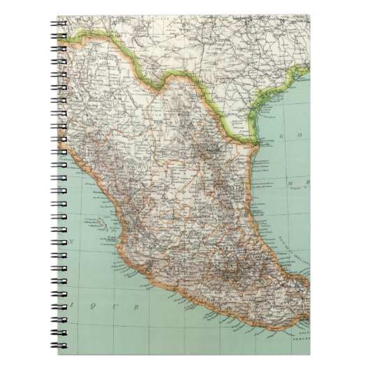Carnet Carte du Mexique (Devant)