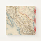 Carnet Carte du Mexique et du Texas (Dos)