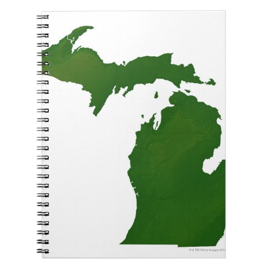 Carnet Carte du Michigan (Devant)