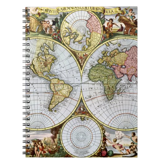 Carnet Carte du monde (Devant)