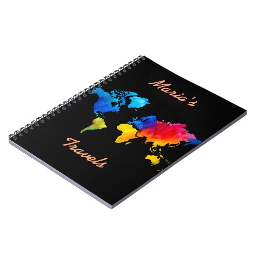 Carnet Carte du monde (Côté gauche)