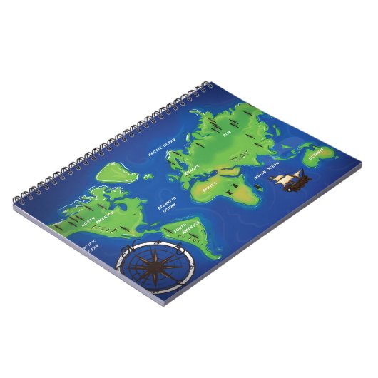 Carnet Carte du monde (Côté gauche)