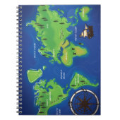 Carnet Carte du monde (Devant)