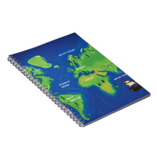 Carnet Carte du monde