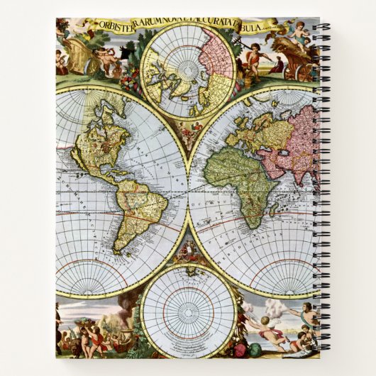 Carnet Carte du monde (Dos)